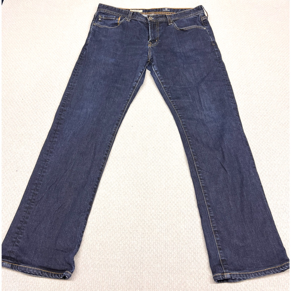 Adriano Goldschmied Protege Jeans Mens 33x34 Blue Denim Straight Casual - Picture 1 of 10
